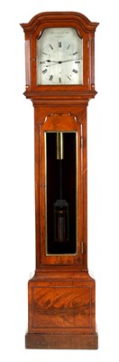 Lot 789 - SPENCER & PERKINS, LONDON  A SMALL LATE GEORGE III 10" MAHOGANY REGULATOR LONGCASE CLOCK