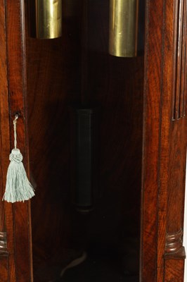 Lot 911 - WEBSTER, QUEEN VICTORIA STREET, LONDON  A MID 19TH CENTURY POLLARD OAK QUARTER CHIMING REGULATOR LONGCASE CLOCK