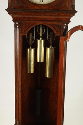 Lot 911 - WEBSTER, QUEEN VICTORIA STREET, LONDON  A MID 19TH CENTURY POLLARD OAK QUARTER CHIMING REGULATOR LONGCASE CLOCK