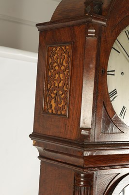 Lot 911 - WEBSTER, QUEEN VICTORIA STREET, LONDON  A MID 19TH CENTURY POLLARD OAK QUARTER CHIMING REGULATOR LONGCASE CLOCK