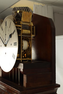 Lot 911 - WEBSTER, QUEEN VICTORIA STREET, LONDON  A MID 19TH CENTURY POLLARD OAK QUARTER CHIMING REGULATOR LONGCASE CLOCK