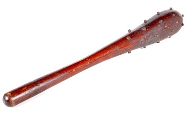 Lot 336 - A 19TH CENTURY WOOD CLUB