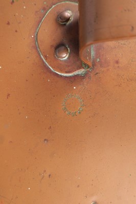 Lot 523 - A LARGE LATE 19TH CENTURY COPPER LIDDED COOKING POT