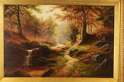 Lot 721 - WILLIAM MELLOR (1851 - 1931) OIL ON CANVAS