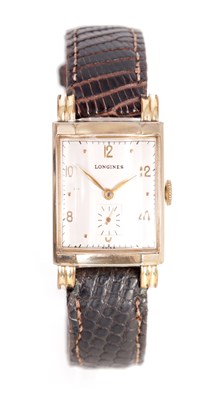 Lot 263 - A GENTLEMAN'S VINTAGE LONGINES WRISTWATCH