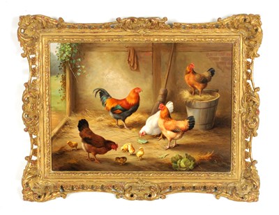 Lot 718 - EDGAR HUNT (1876-1953) OIL ON CANVAS