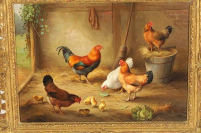 Lot 718 - EDGAR HUNT (1876-1953) OIL ON CANVAS