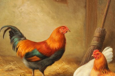 Lot 718 - EDGAR HUNT (1876-1953) OIL ON CANVAS