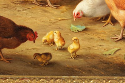 Lot 718 - EDGAR HUNT (1876-1953) OIL ON CANVAS