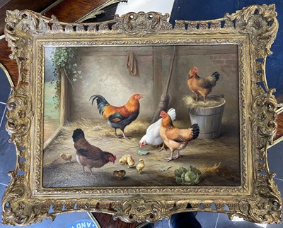 Lot 718 - EDGAR HUNT (1876-1953) OIL ON CANVAS