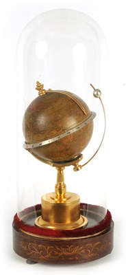 Lot 839 - AN EDWARDIAN EMPIRE GLOBE CLOCK