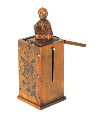 Lot 192 - AN UNUSUAL LATE 19TH CENTURY CHINESE 'JACK IN THE BOX' TOY