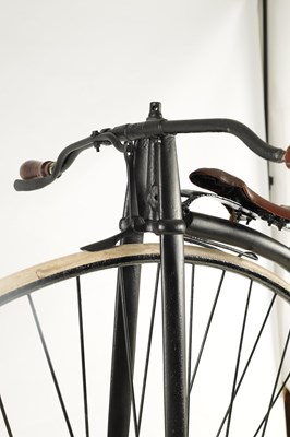 Lot 100 - A LATE 19TH CENTURY PENNY FARTHING BICYCLE WITH 52” WHEEL