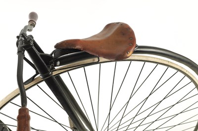 Lot 100 - A LATE 19TH CENTURY PENNY FARTHING BICYCLE WITH 52” WHEEL