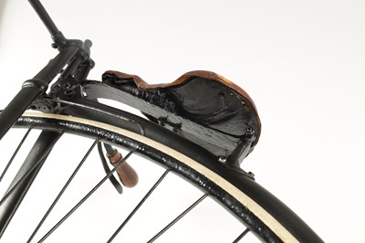 Lot 100 - A LATE 19TH CENTURY PENNY FARTHING BICYCLE WITH 52” WHEEL