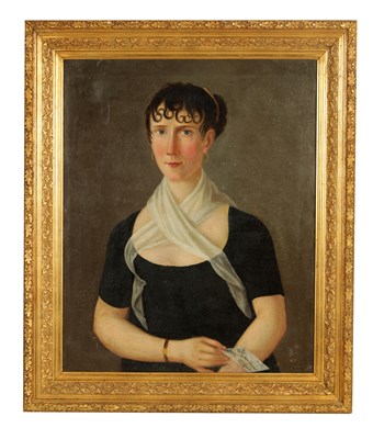 Lot 706 - AN EARLY 19TH CENTURY CONTINENTAL OIL ON CANVAS IN THE MANNER OF CHRISTOFFER WILHELM ECKERSBERG