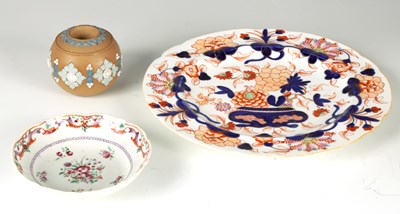Lot 24 - A 19TH CENTURY ENGLISH CABINET PLATE