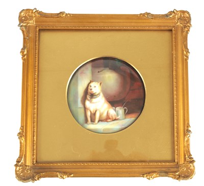 Lot 54 - AN EARLY 20TH CENTURY PARAGON CHINA PORCELAIN PLAQUE  PAINTED BY F. MICKLEWRIGHT