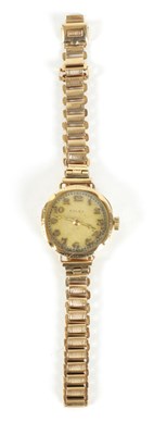 Lot 265 - A LADIES 1930'S 9CT GOLD ROLEX WRISTWATCH