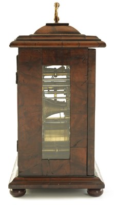 Lot 54 - THOMAS TOMPION, LONDINI. AN IMPORTANT AND RARE PRE NUMBERED CHARLES II FIGURED WALNUT DUTCH STRIKING BRACKET CLOCK