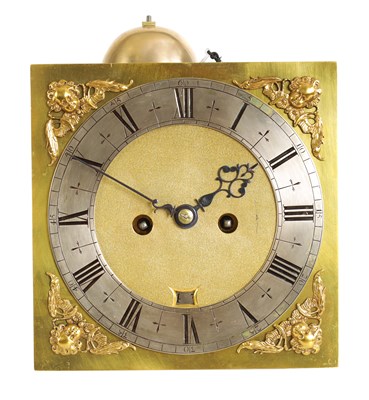 Lot 91 - HENRICUS HARPUR, LONDINI. A VERY EARLY CHARLES II EBONY VENEERED BASKET TOP TABLE CLOCK