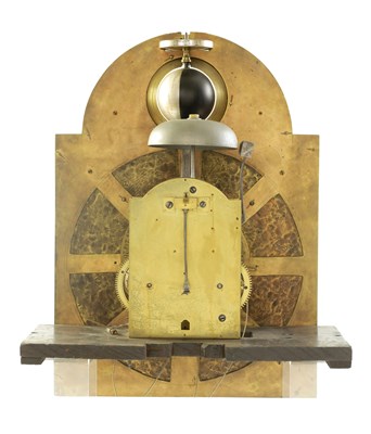 Lot 22 - THOMAS OGDEN, HALIFAX. A GEORGE II SPHERICAL BALL MOON MAHOGANY LONGCASE CLOCK