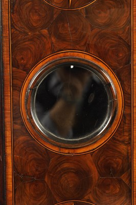 Lot 35 - WILLIAM SPEAKMAN, LONDINI FECIT. A WILLIAM AND MARY 10" OYSTER VENEERED WALNUT AND PARQUETRY LONGCASE CLOCK