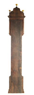 Lot 63 - DANIEL QUARE, LONDON. A FINE AND IMPORTANT QUEEN ANNE MONTH GOING QUARTER CHIMING MULBERRY VENEERED LONGCASE CLOCK CIRCA 1700