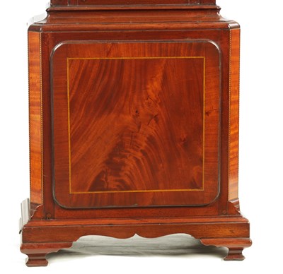 Lot 764 - THOMAS OGDEN, HALIFAX. A RARE GEORGE II WORLD TIME DIAL MAHOGANY LONGCASE CLOCK