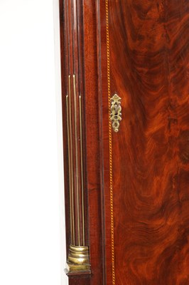 Lot 764 - THOMAS OGDEN, HALIFAX. A RARE GEORGE II WORLD TIME DIAL MAHOGANY LONGCASE CLOCK