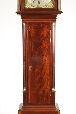 Lot 764 - THOMAS OGDEN, HALIFAX. A RARE GEORGE II WORLD TIME DIAL MAHOGANY LONGCASE CLOCK