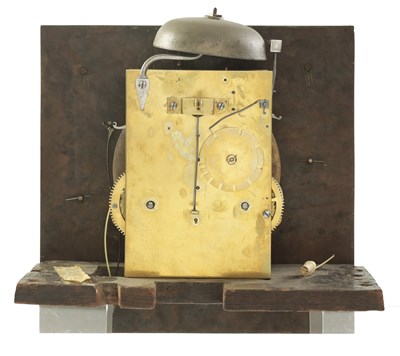 Lot 81 - GEORGE ETHERINGTON, LONDON. A WILLIAM AND MARY BURR WALNUT MONTH DURATION LONGCASE CLOCK