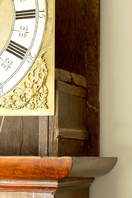 Lot 81 - GEORGE ETHERINGTON, LONDON. A WILLIAM AND MARY BURR WALNUT MONTH DURATION LONGCASE CLOCK