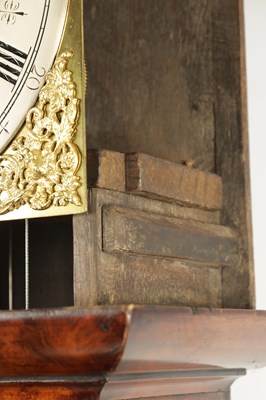 Lot 79 - DANIEL QUARE, LONDON. A FINE QUEEN ANNE BURR WALNUT THREE-MONTH DURATION LONGCASE CLOCK