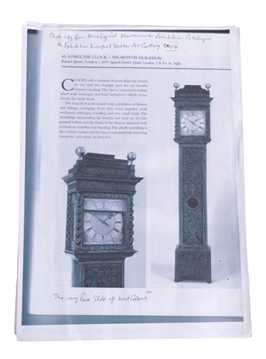 Lot 79 - DANIEL QUARE, LONDON. A FINE QUEEN ANNE BURR WALNUT THREE-MONTH DURATION LONGCASE CLOCK
