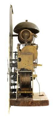 Lot 53 - FINNEY, LIVERPOOL. A GEORGE II FIGURED MAHOGANY MUSICAL LONGCASE CLOCK
