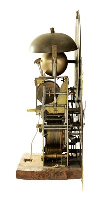 Lot 53 - FINNEY, LIVERPOOL. A GEORGE II FIGURED MAHOGANY MUSICAL LONGCASE CLOCK