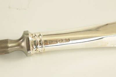 Lot 218 - AN ELIZABETH II SOLID SILVER HANOVERIAN PATTERN CANTEEN OF CUTLERY
