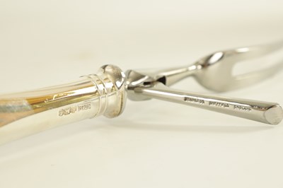 Lot 218 - AN ELIZABETH II SOLID SILVER HANOVERIAN PATTERN CANTEEN OF CUTLERY