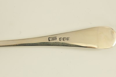 Lot 218 - AN ELIZABETH II SOLID SILVER HANOVERIAN PATTERN CANTEEN OF CUTLERY