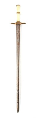 Lot 635 - A 19TH CENTURY NAVAL OFFICER'S DIRK
