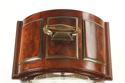 Lot 47 - JOHN MASON, LONDON. A RARE GEORGE III TRIPLE PAD TOP BRACKET CLOCK OF SMALL PROPORTIONS