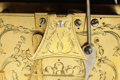 Lot 47 - JOHN MASON, LONDON. A RARE GEORGE III TRIPLE PAD TOP BRACKET CLOCK OF SMALL PROPORTIONS