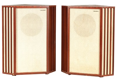 Lot 328 - A LARGE PAIR OF FLOOR STANDING TANNOY CORNER SPEAKERS