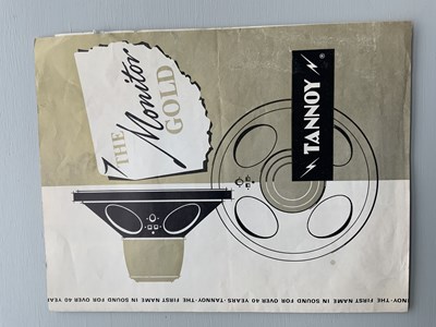 Lot 1410 - A LARGE PAIR OF FLOOR STANDING TANNOY CORNER SPEAKERS