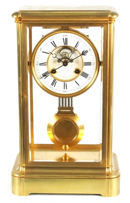Lot 15 - LE ROY ET FILS, PARIS & LONDON. A RARE AND LARGE 19TH FRENCH TABLE REGULATOR WITH COUP PERDU ESCAPEMENT