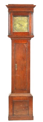 Lot 1052 - HARLEY & SON, SALOP. A GEORGE III OAK 30-HOUR LONGCASE CLOCK