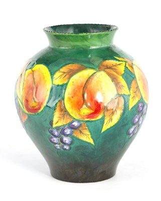 Lot 56 - A CHARLOTTE RHEAD CROWN DUCAL WARE LARGE INVERTED BULBOUS VASE