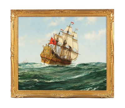 Lot 449 - MONTAGUE DAWSON (1895–1973) OIL ON CANVAS 'OCEAN BOUND'