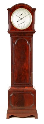 Lot 815 - ATTRIBUTED TO JOHN ARNOLD, LONDON.  AN IMPORTANT REGENCY MONTH DURATION DUAL TIME REGULATOR LONGCASE CLOCK